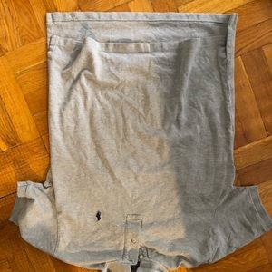 Grey polo short sleeve